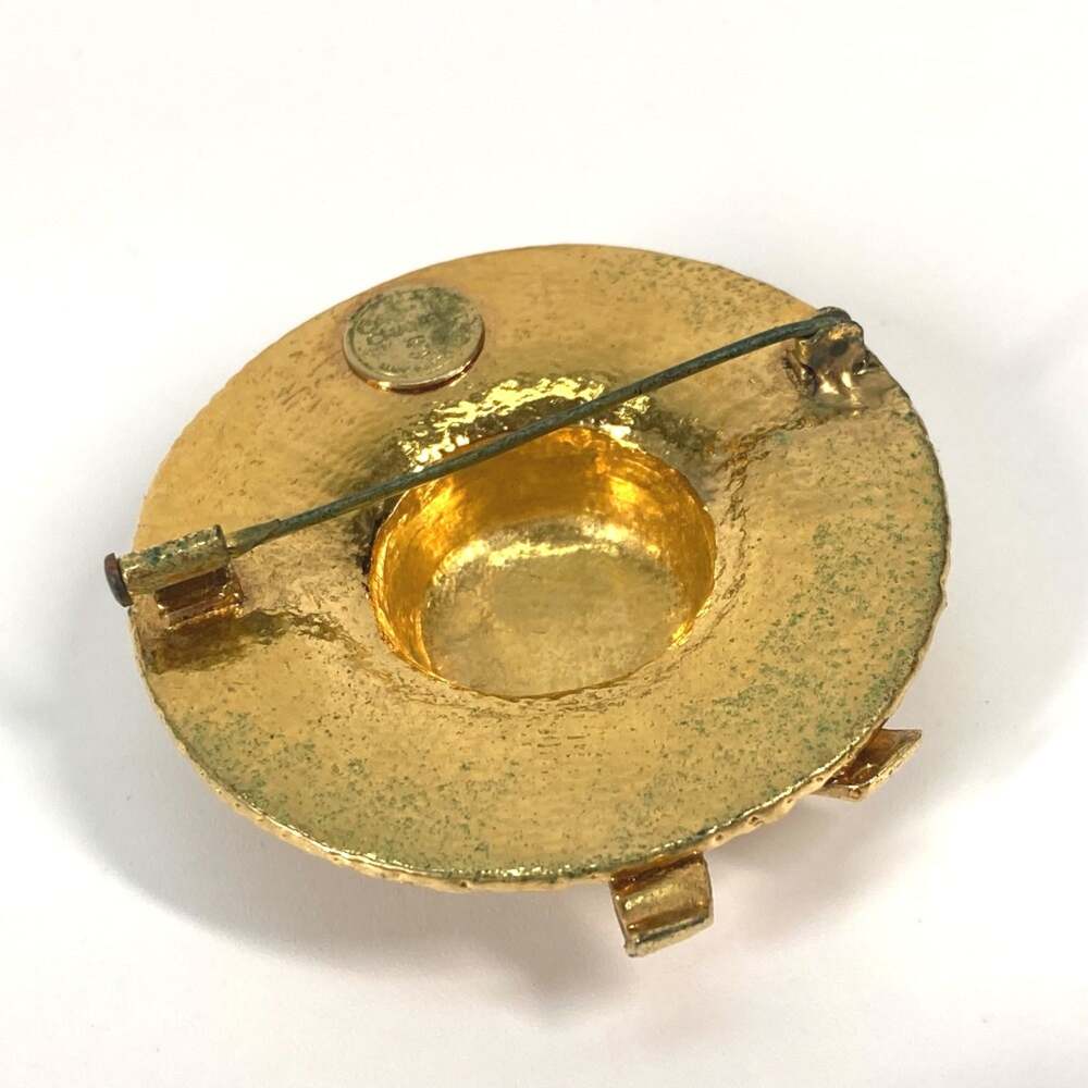 Chanel Vintage Brooch Metal Gold #228782C81B - Picture 2 of 8